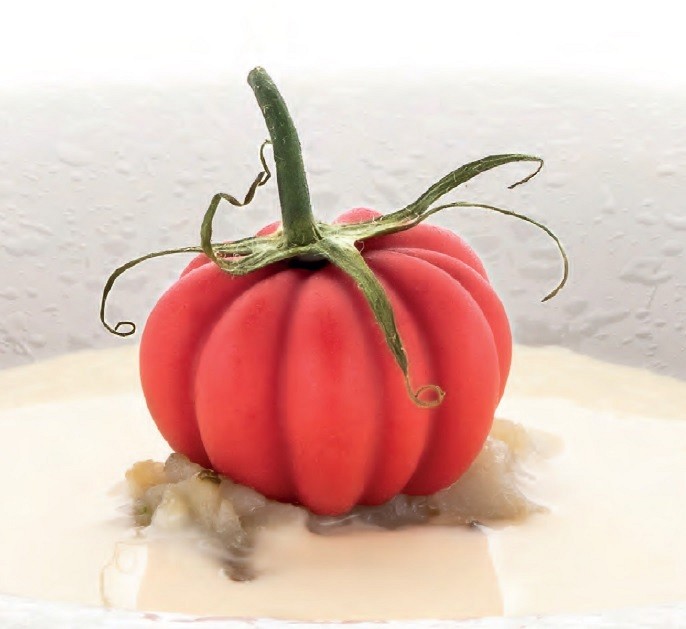gurmanski paradižnik izdelan iz silikonskega modelčka
