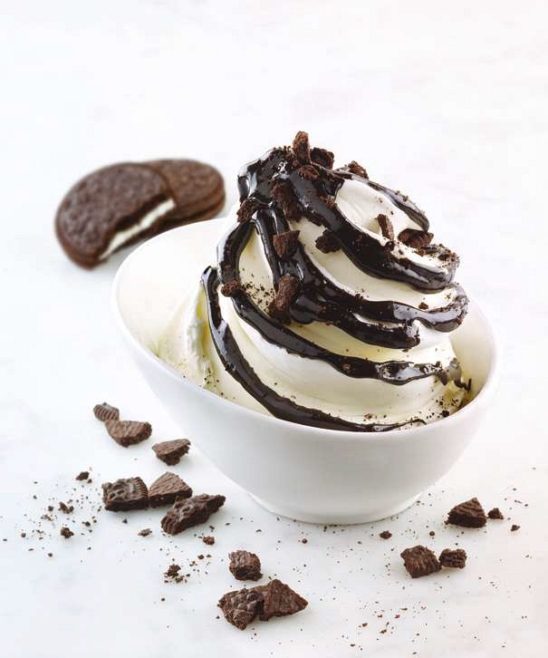 Sladoled Orfeo - čokoladni sladoled z Oreo piškotki