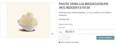 Vanilijeva pasta Madagaskar v večjem pakiranju!