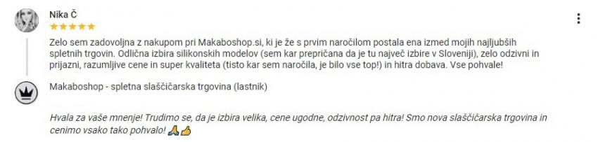 Odlično in dolgo perfektno mnenje o kupcu na Makaboshop.si