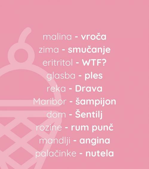 Sladoledarna Pingo - asociacije na besede