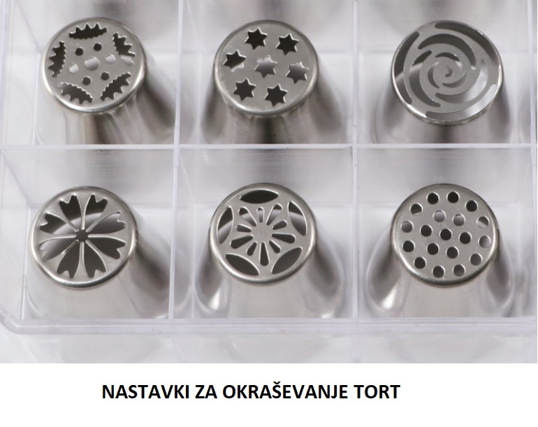 nastavki za okraševanje tort