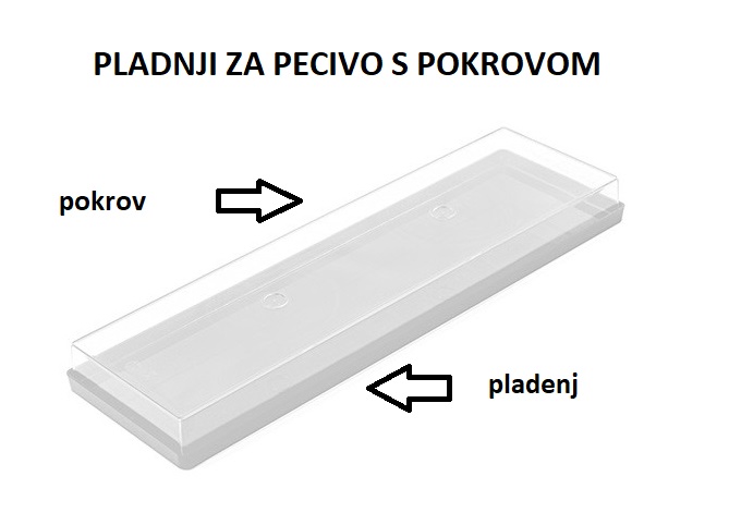 Pladnji za pecivo s pokrovom