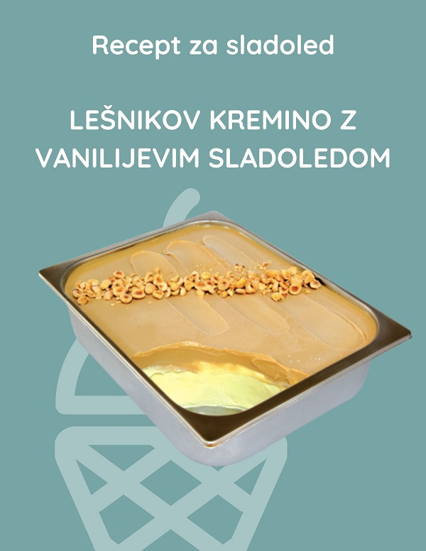 lešnikov kremino sladoled recept