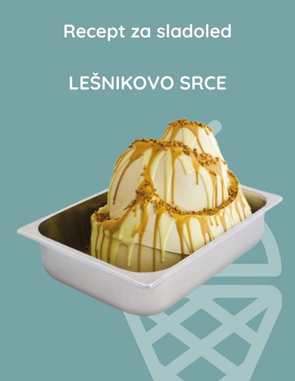 Recept za sladoled Lešnikovo srce