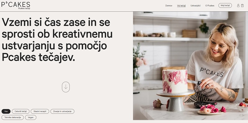 Petra's cakes in njene video delavnice omogočajo, da postanete odličen Instagram slaščičar
