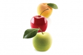 Silikonski model jabolka vam omogoča pripravo slaščice v obliki jabolka.