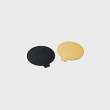 monoporcijski zlati diski oziroma podloge za slaščice