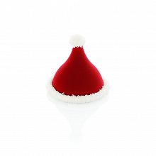 božičkova kapa kot slaščica za novo leto ali božič
