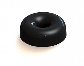 črni mini donat iz silikomartovega modela