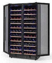 dvojna dvoconska vitrina za 250 buteljk