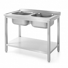 INOX ELEMENT, DVOJNI UMIVALNIK 100x60x85cm 811887
