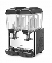 juice dispenser 2x12l v elegantni črni barvi