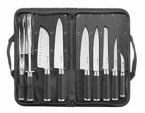 komplet kuharskih nožev v torbi