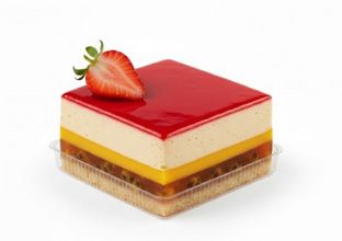 kvadartni termoformiran podstavek primeren za stik s hrano