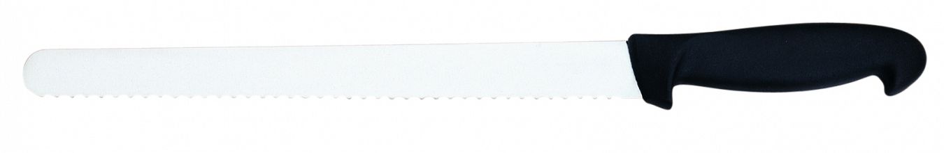 nož z žagico za rezanje slaščic ali biskvita