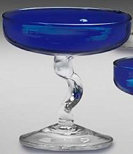 moder kozarec na peclju, plitek, 250ml