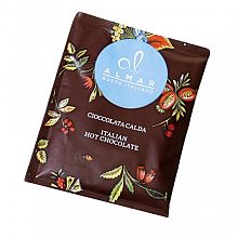 papirnata vrečka porcijskega pakiranja vroče čokolade s karamelom