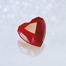 diamantno srce ki predstavlja posebno čokoladno pralino za valentinovo