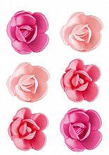 manjše cvetlice iz hostije v roza odtenkih