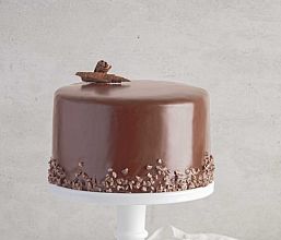 mlečni preliv za torte v mat izgledu