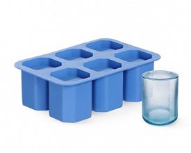 silikonski modelček za kozarčke iz ledu