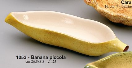 skleda za sladoled v obliki banane