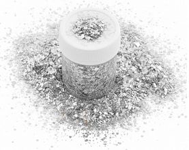 srebrne bleščice uporabite za dekoriranje sladic za posebne priložnosti