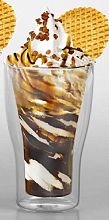 stekleni kozarec za latte machiato