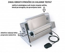 strojček za valjanje testa