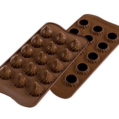 modelček za čokoladne praline v obliki plamena