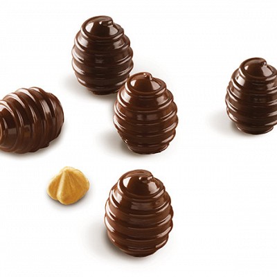 spiralni čokoladni jajčki