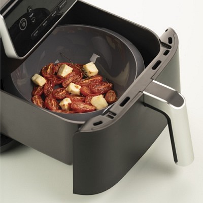 posoda za air fryer z zelenjavo