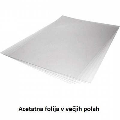 acetatna folija v polah