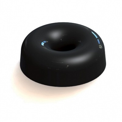 črni mini donat iz silikomartovega modela