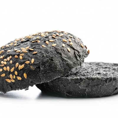 črna hamburger bombetka