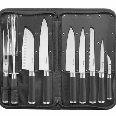 komplet kuharskih nožev v torbi