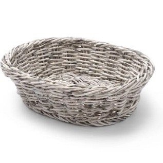 mala svetlosiva košarica za kruh
