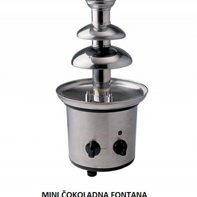 mini čokoladna fontana