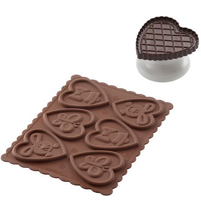 modelček za izdelavo velikonočnih čokoladnih piškotkov