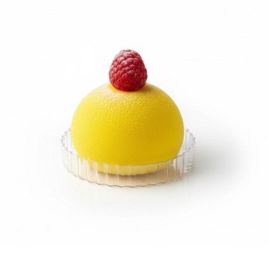 okrogel termoformiran podstavek za sladice