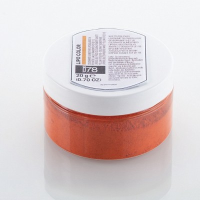 oranžno barvilo v prahu za obarvanje maščobnih izdelkov