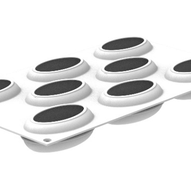 silikonski model oval