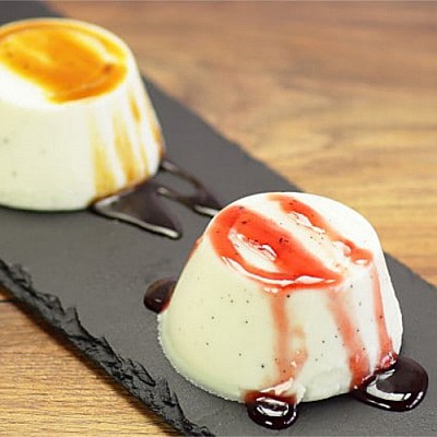 panna cotta iz praškaste zmesi