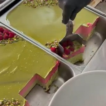 postrežba sladolednih pravokotnikov