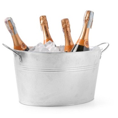 posoda za led iz galvaniziranega jekla