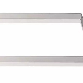 pravokotni obroč za sestavljanje tort, izdelavo kremšnit ali peko biskvita