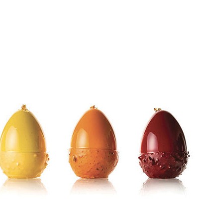 velikonočna jajčka v barvni vrsti