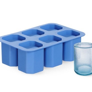 silikonski modelček za kozarčke iz ledu