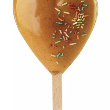 srce v obliki sladoleda na palčki